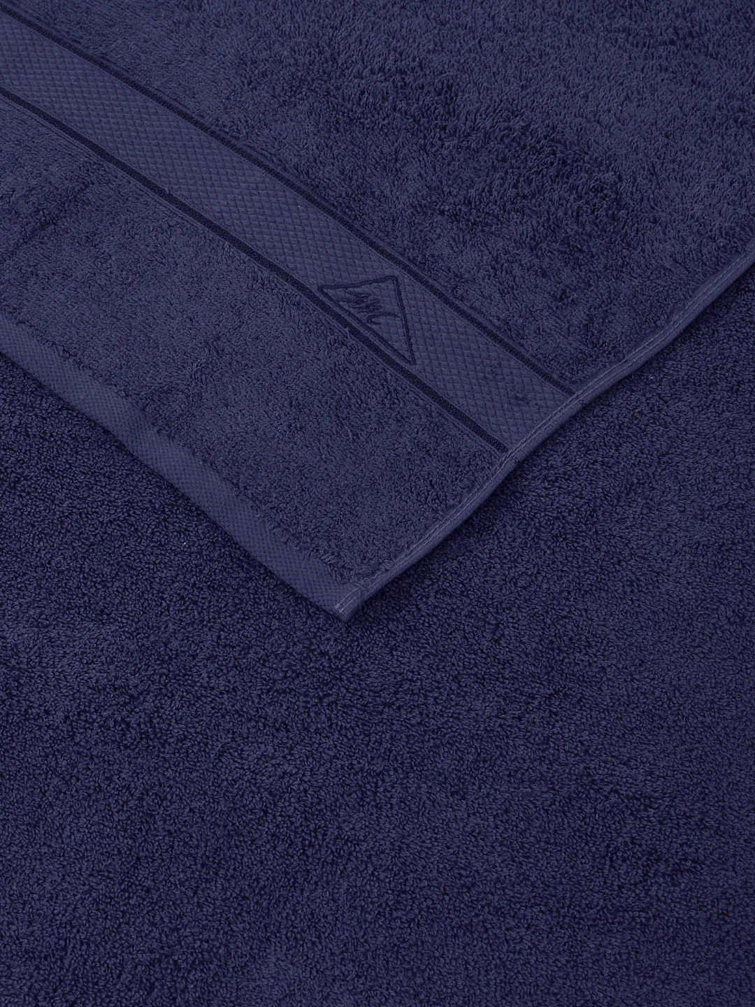 Premium Blue 100% Cotton Solid 525 GSM Bath Towel Iris 1 Pc Pvc Pack - Image 6