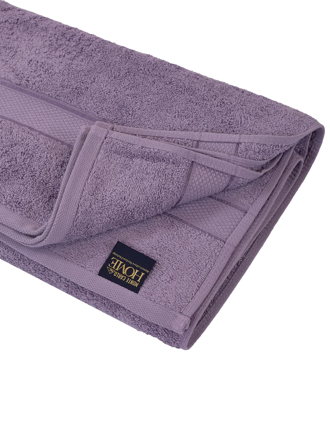 Premium Blue 100% Cotton Solid 525 GSM Bath Towel Iris 1 Pc Pvc Pack - Image 5