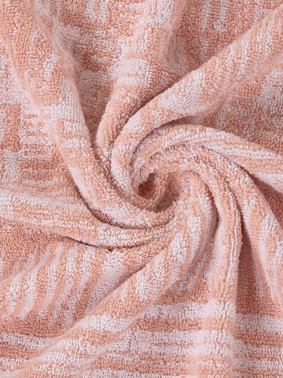 Premium Dusty Rose 100% Cotton Self Design 525 GSM Bath Towel Santorini 1 Pc Pvc Pack - Image 7