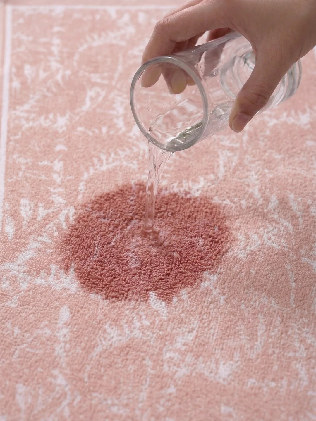 Premium Dusty Rose 100% Cotton Self Design 525 GSM Bath Towel Santorini 1 Pc Pvc Pack - Image 3