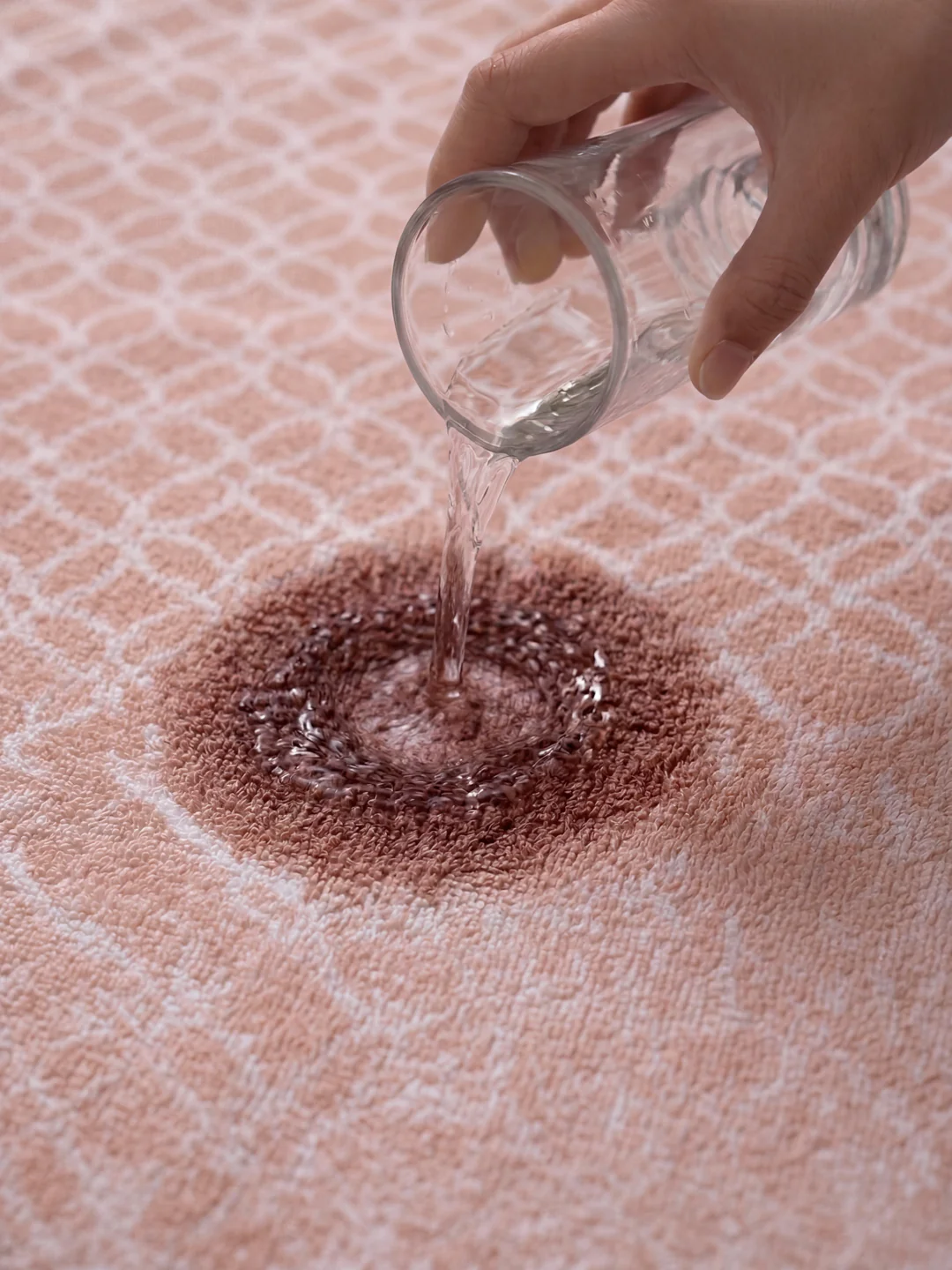 Premium Dusty Rose 100% Cotton Self Design 525 GSM Bath Towel Santorini 1 Pc Pvc Pack - Image 3