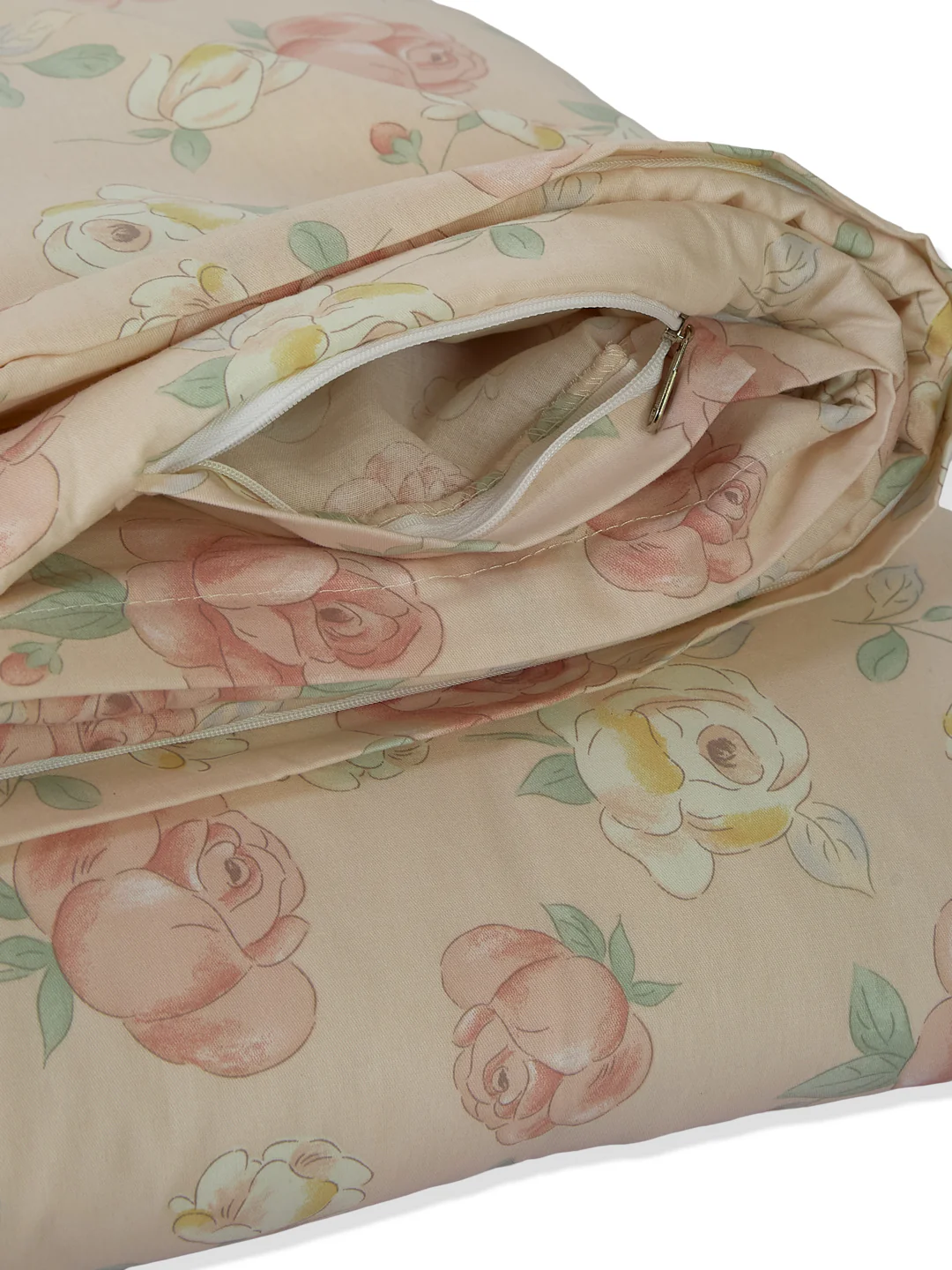 Premium Floral Print Double Bed 3 Ply 100 GSM Comforter Classique Warm Hug Collection Weight 2.5 kg - Image 8