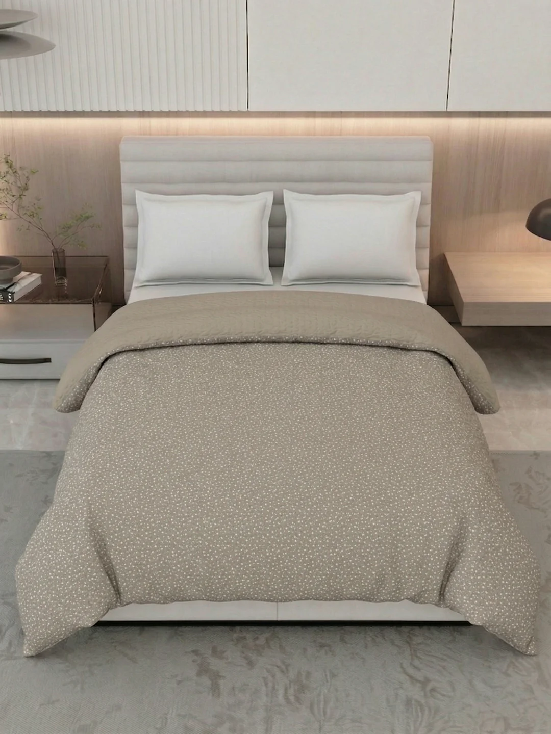 Premium Floral Print King Size 3 Ply 90 GSM Comforter Comfort Collection Weight 2.3 kg - Image 4