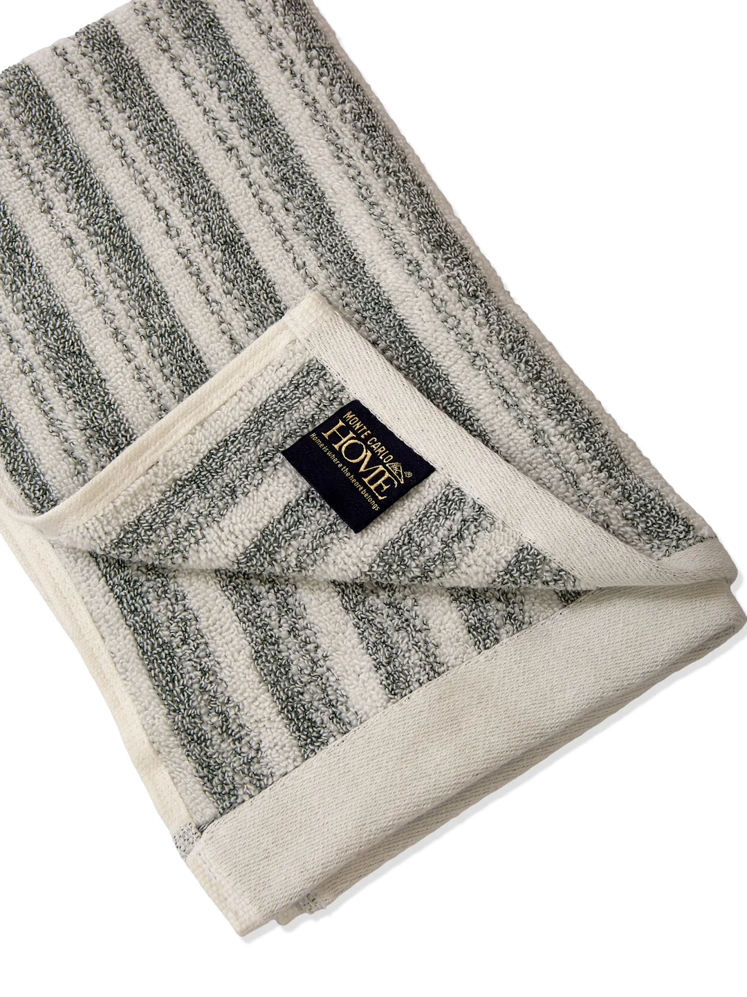 Premium Green & White Pure Cotton Self Design 500 GSM Hand Towel 2 Pc Set (Green Weave Collection) - Image 9