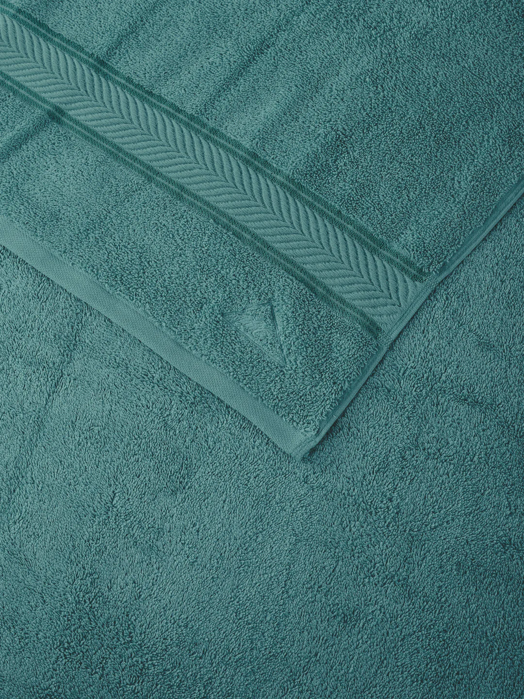 Premium Light Green 100% Cotton Solid 525 GSM Bath Towel Amber 1 Pc Pvc Pack - Image 6