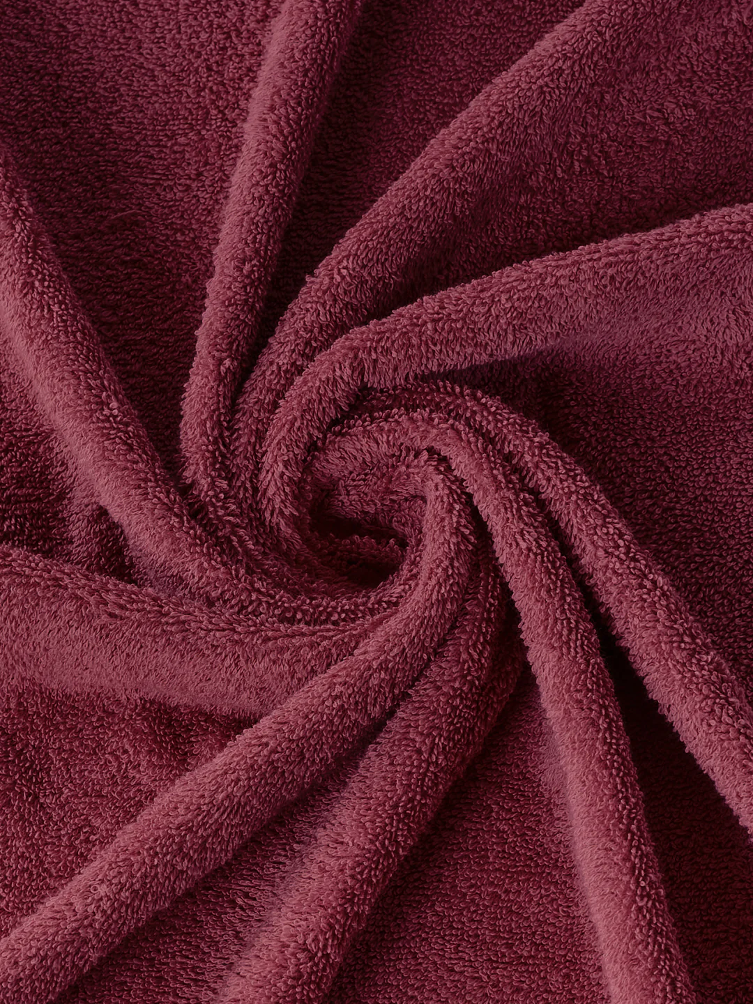 Premium Maroon 100% Cotton Solid 525 GSM Bath Towel Amber 1 Pc Pvc Pack - Image 7