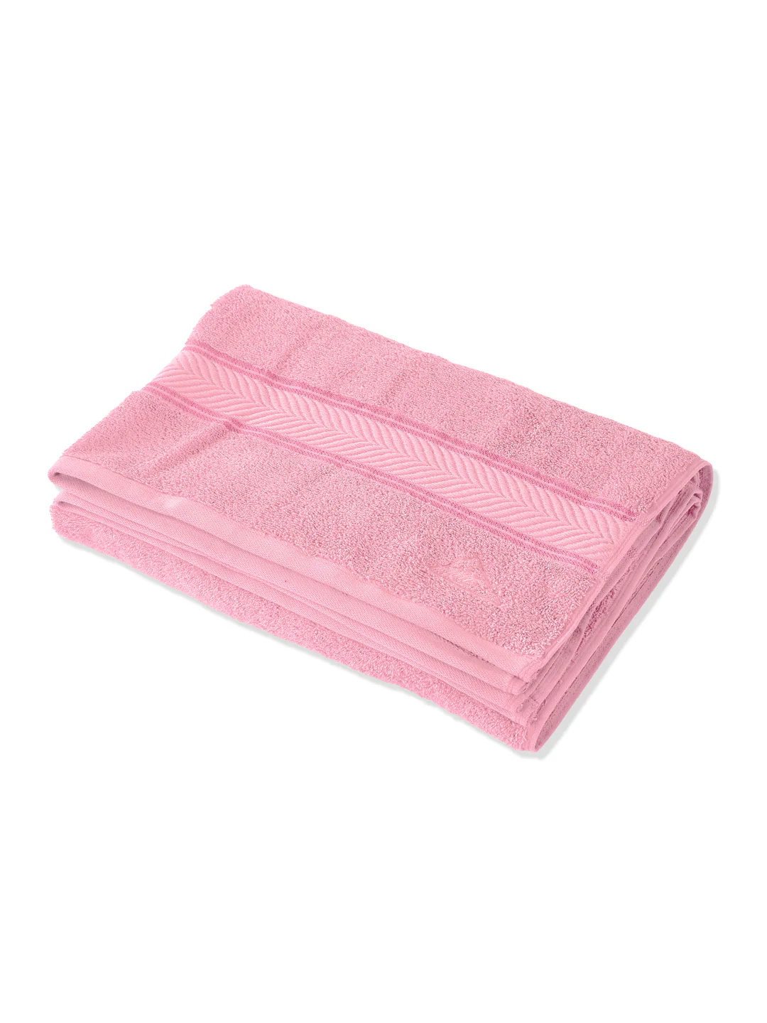 Premium Prism Pink 100% Cotton Solid 525 GSM Bath Towel Amber 1 Pc Pvc Pack - Image 4