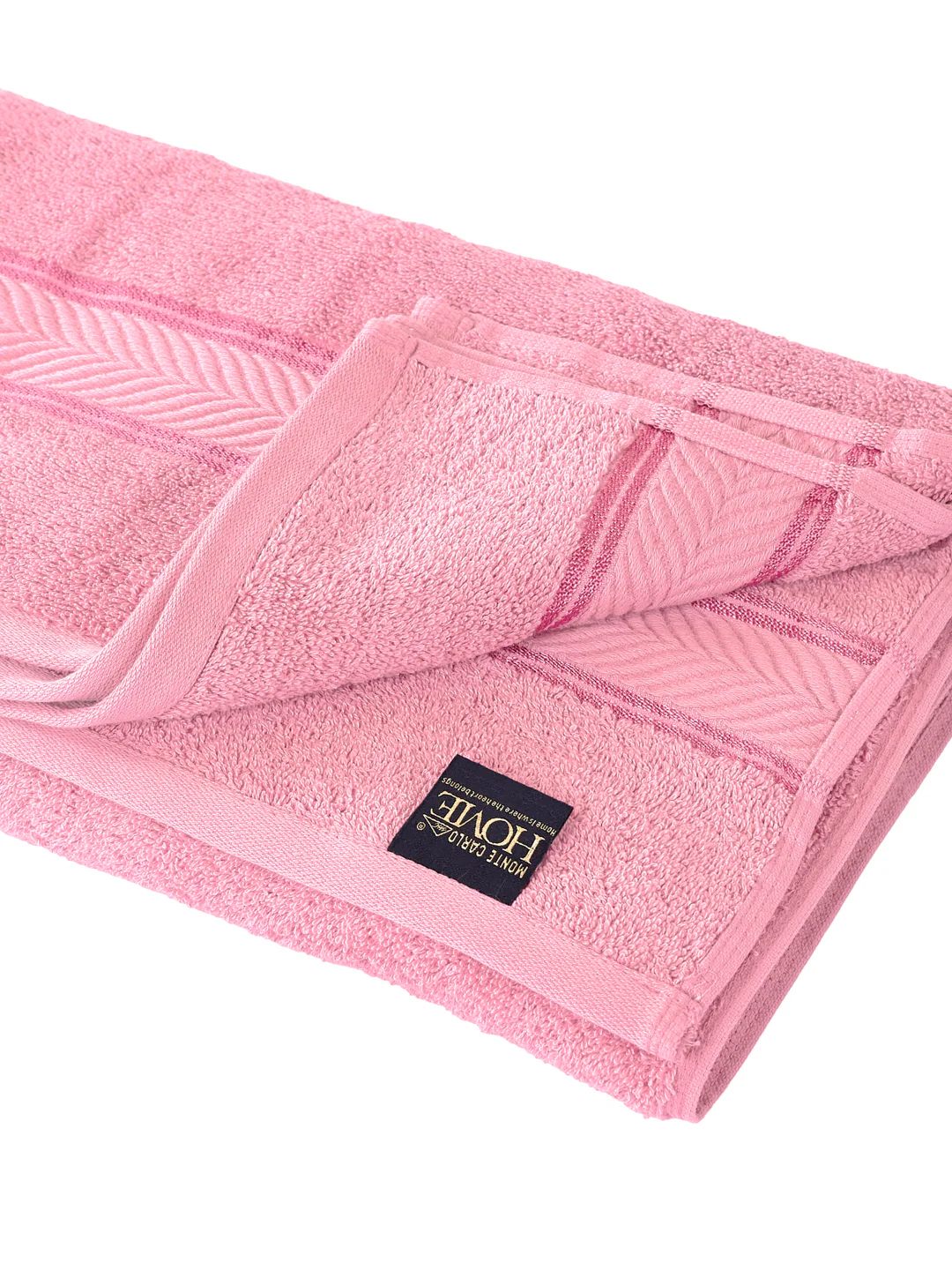Premium Prism Pink 100% Cotton Solid 525 GSM Bath Towel Amber 1 Pc Pvc Pack - Image 5