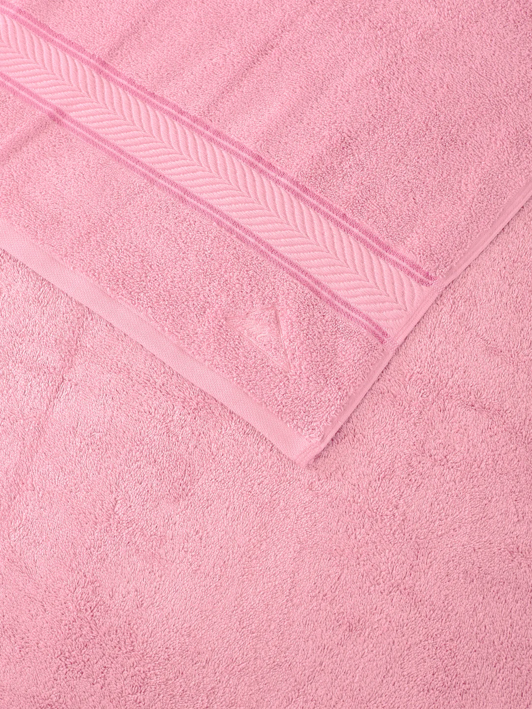 Premium Prism Pink 100% Cotton Solid 525 GSM Bath Towel Amber 1 Pc Pvc Pack - Image 6