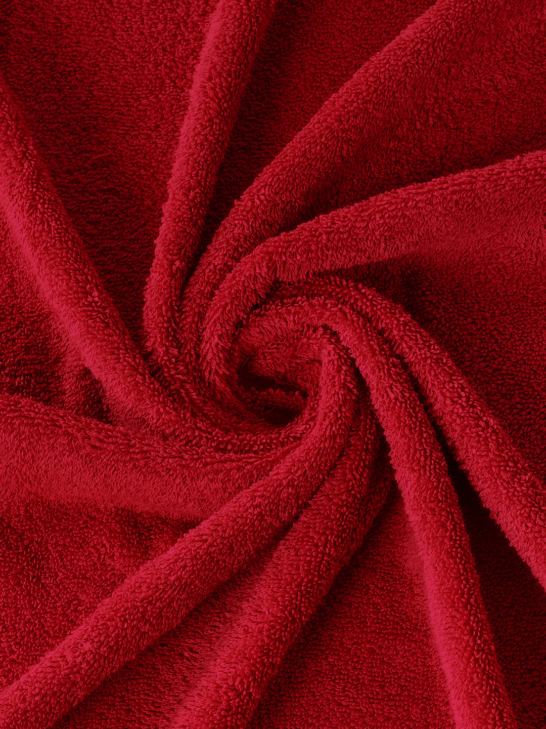Premium Red 100% Cotton Solid 525 GSM Bath Towel Amber 1 Pc Pvc Pack - Image 7