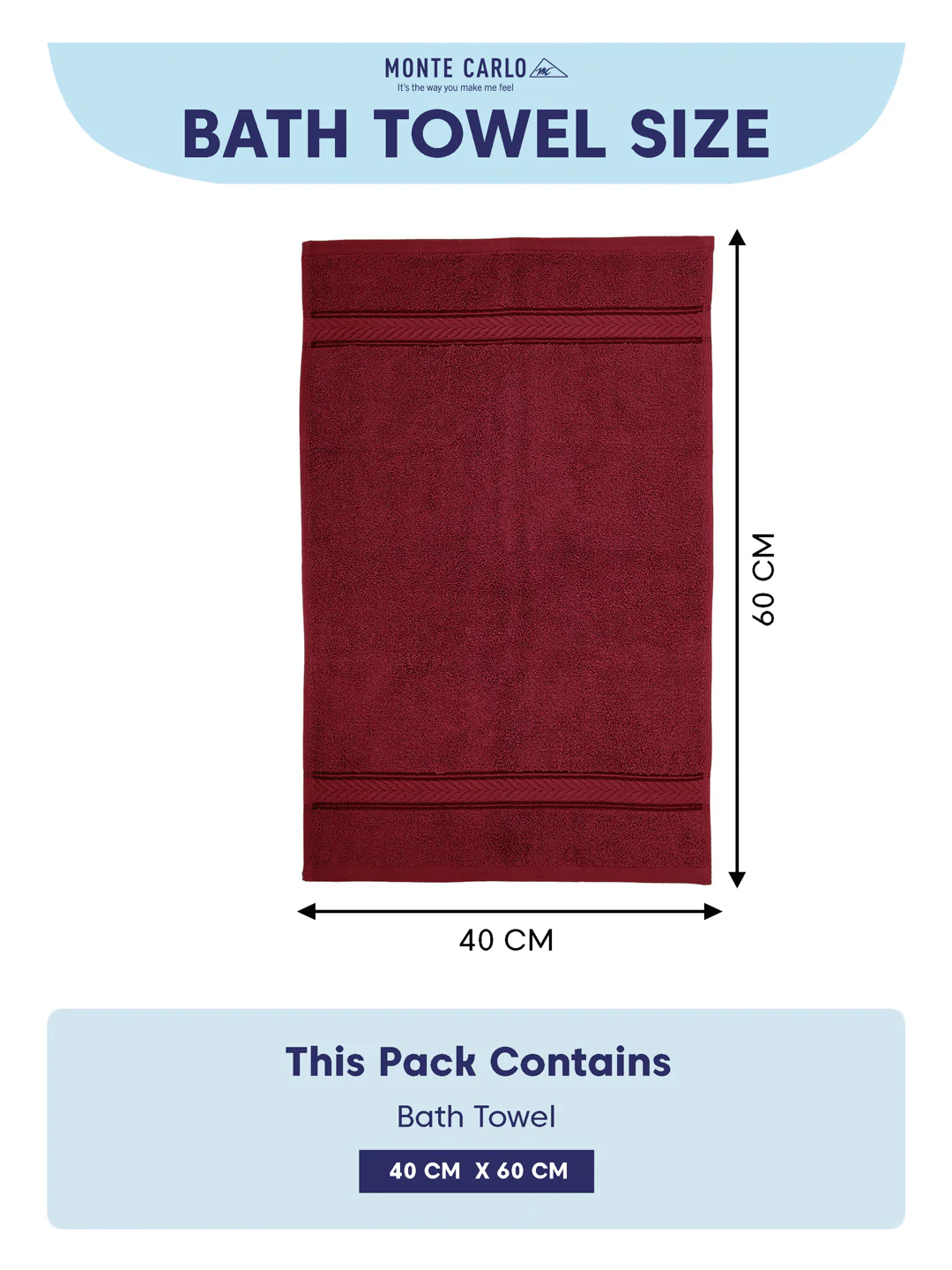 Premium Red 100% Cotton Solid 525 GSM Hand Towel Amber 2 Pc Set Pvc Pack - Image 10