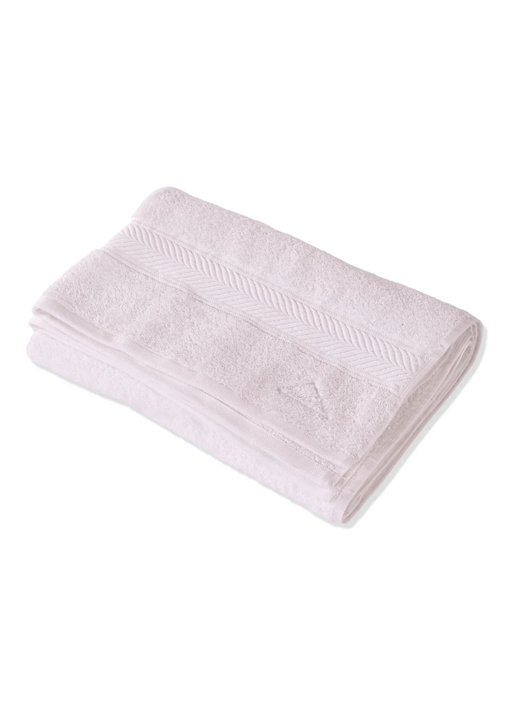 Premium White 100% Cotton Solid 525 GSM Bath Towel Amber 1 Pc Pvc Pack - Image 4