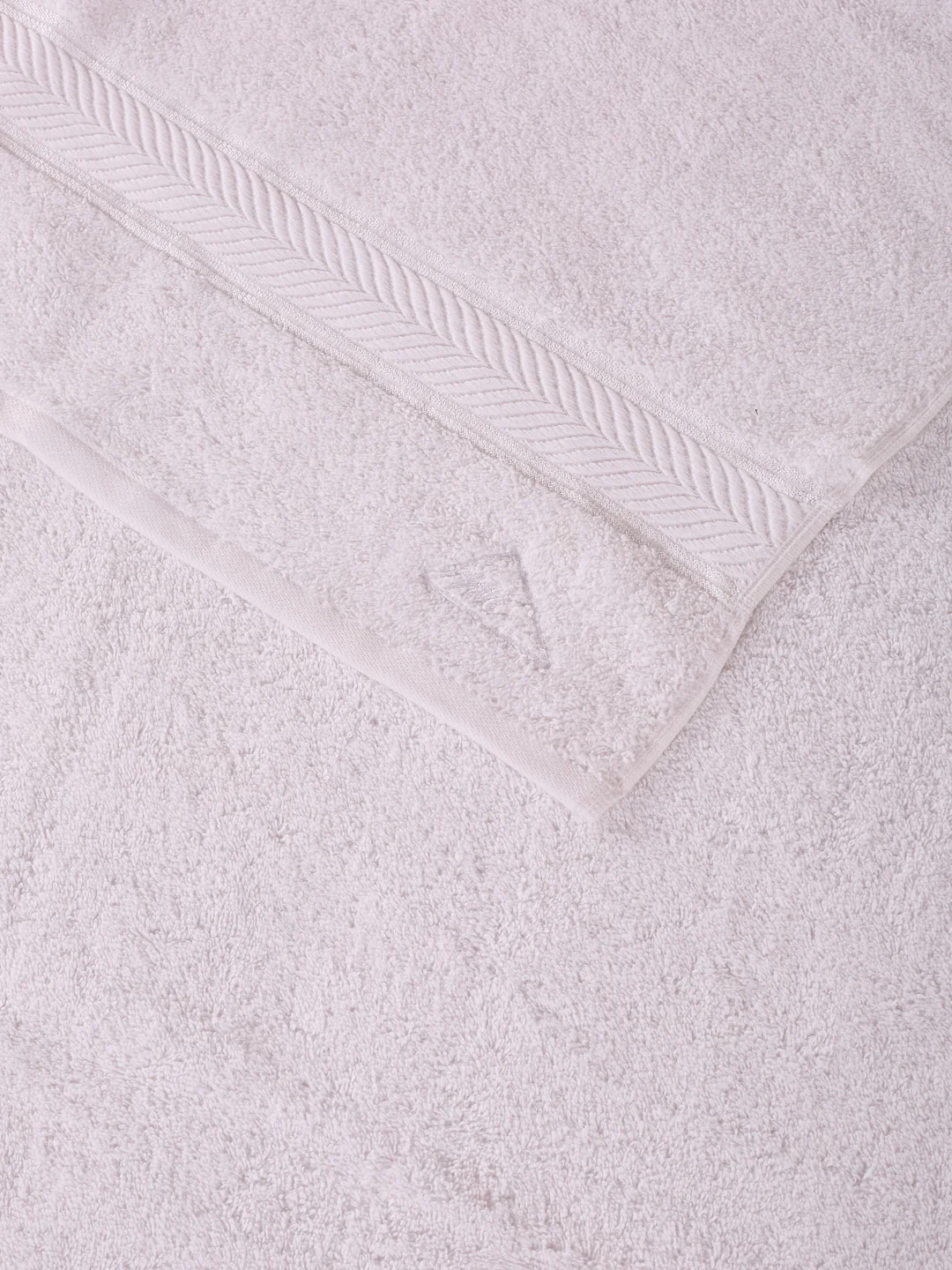 Premium White 100% Cotton Solid 525 GSM Bath Towel Amber 1 Pc Pvc Pack - Image 6