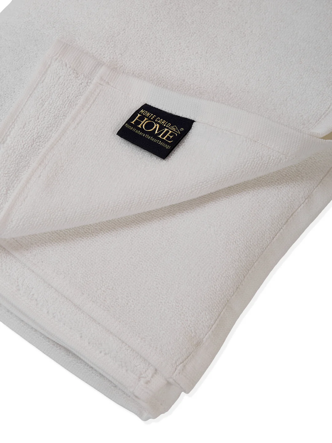 Premium White Pure Cotton Solid 550 GSM Bath Towel 2 Pc Set (Hotel Collection) - Image 8