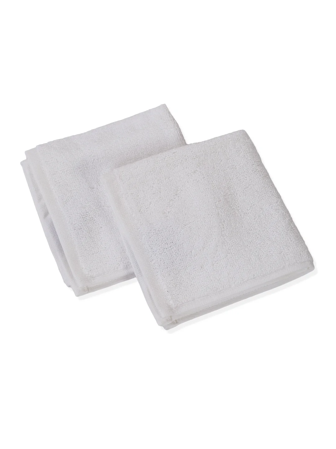 Premium White Pure Cotton Solid 560 GSM Face Towel 6 Pc Set (Hotel Collection) - Image 6