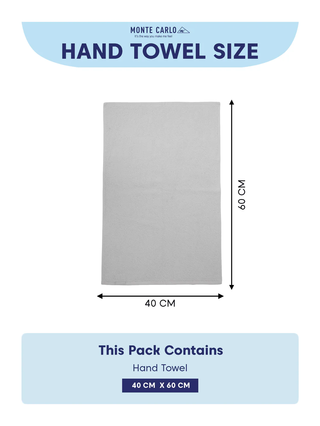 Premium White Pure Cotton Solid 585 GSM Hand Towel 4 Pc Set (Hotel Collection) - Image 14