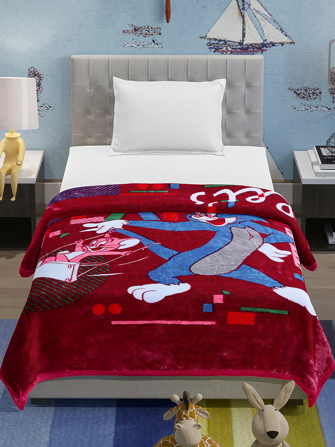 Printed Baby Blanket 1 Ply, 576 GSM, 1.9 kg (Super Hero) - Image 2