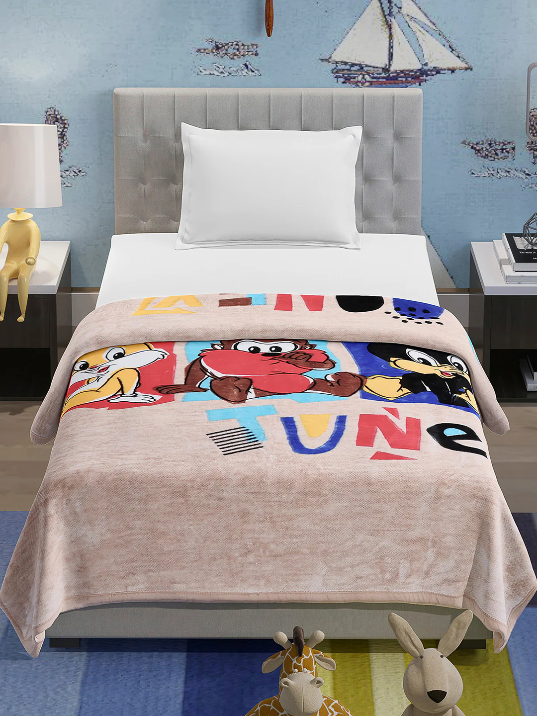 Printed Baby Blanket 1 Ply, 576 GSM, 1.9 kg (Super Hero) - Image 2