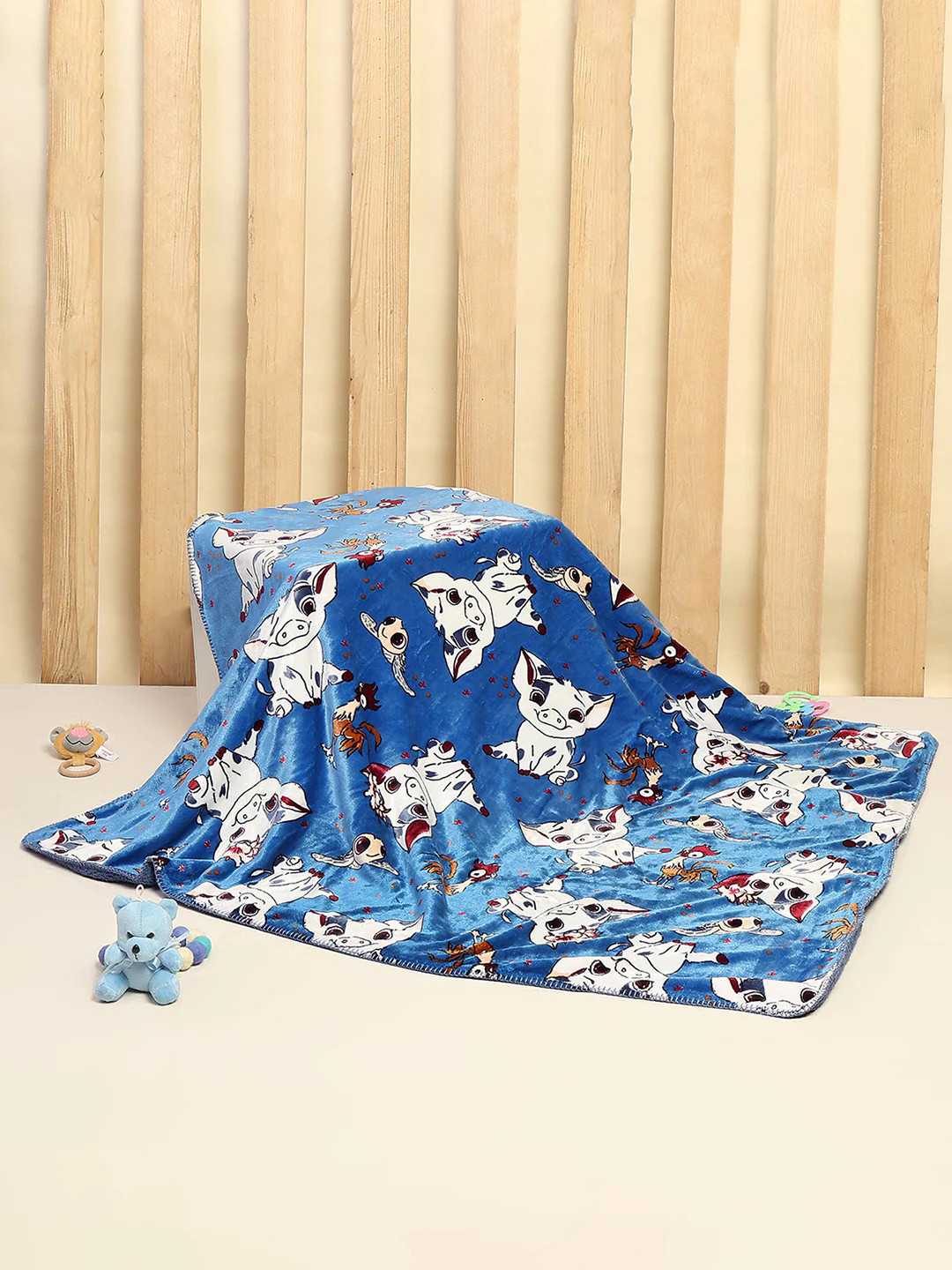 Printed Baby Blanket 2 Ply, 519 GSM, Weight 0.8 kg (Sherlock) - Image 2