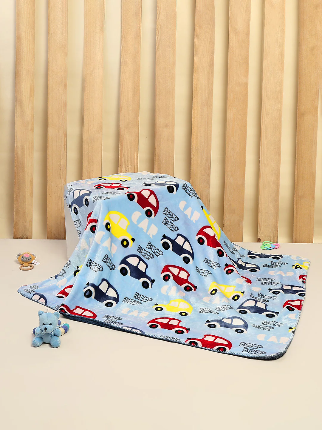 Printed Baby Blanket 2 Ply, 519 GSM, Weight 0.8 kg (Sherlock) - Image 2