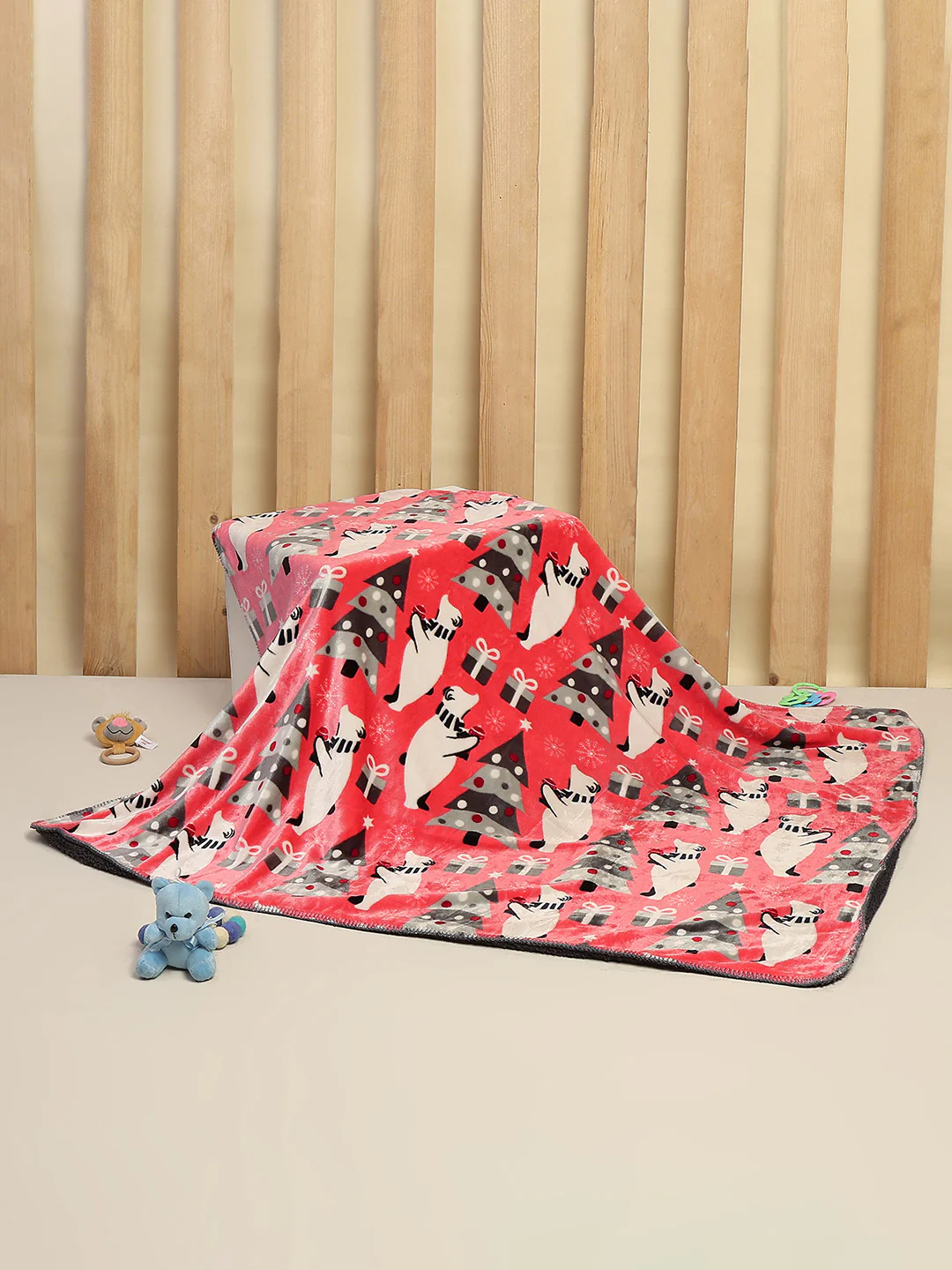 Printed Baby Blanket 2 Ply, 519 GSM, Weight 0.8 kg (Sherlock) - Image 2