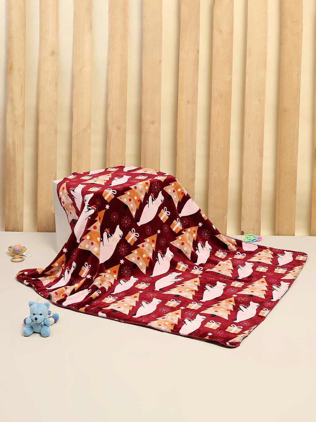 Printed Baby Blanket 2 Ply, 519 GSM, Weight 0.8 kg (Sherlock) - Image 2