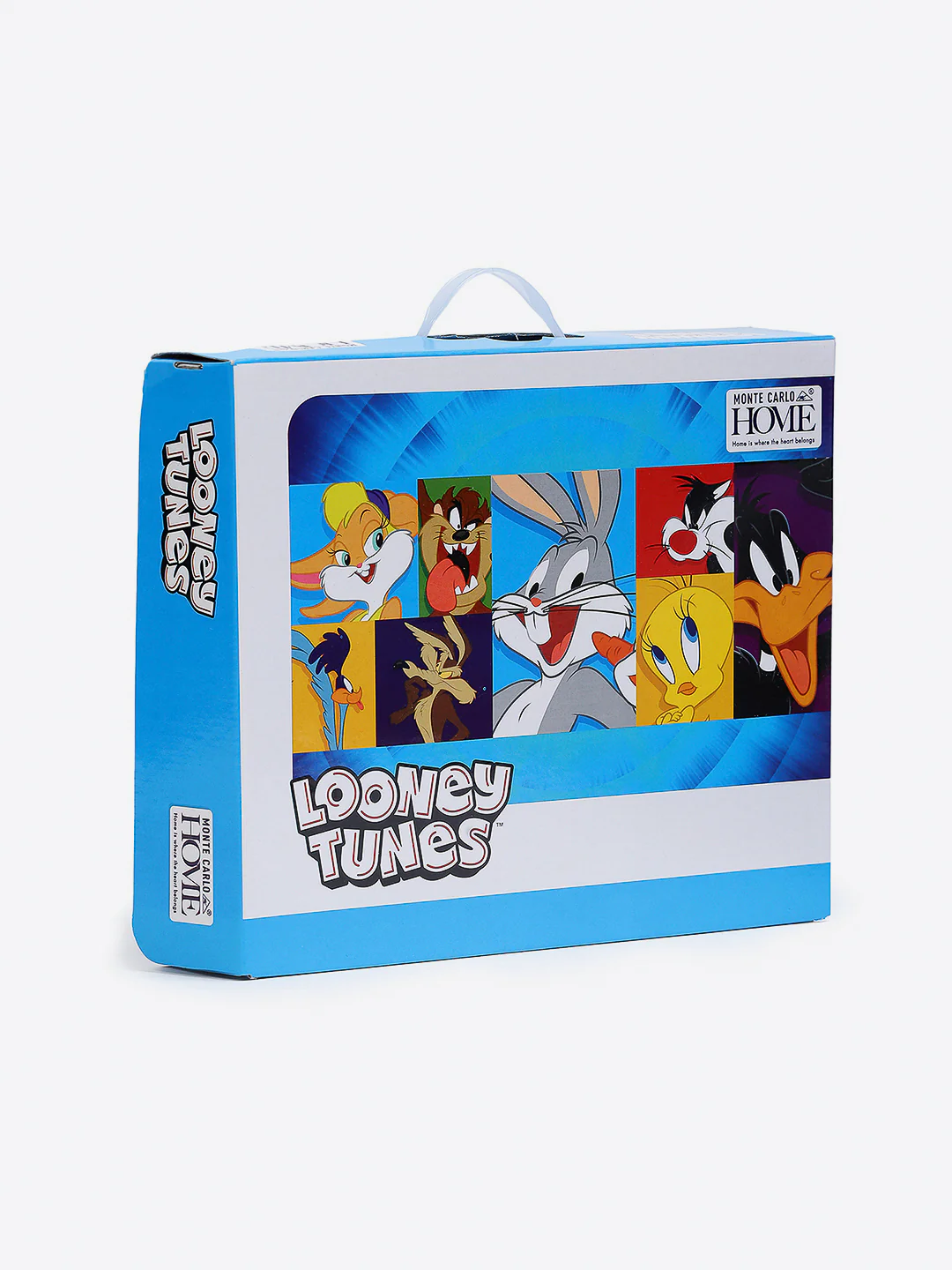 Looney Tunes Printed Plush Soft Cartoon Network Turquoise Blue Baby Blanket - Image 7