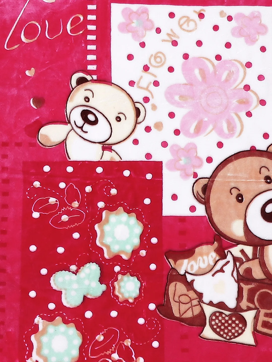 Printed Baby Blanket 2 Ply, 550 GSM, Weight 0.5 kg (Donald) - Image 4