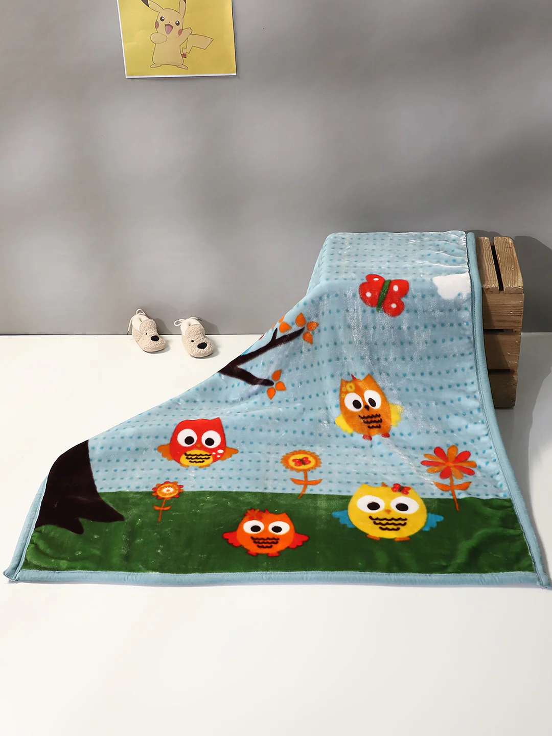 Printed Baby Blanket 2 Ply, 673 GSM, Weight 1 kg (Tinytots) - Image 2