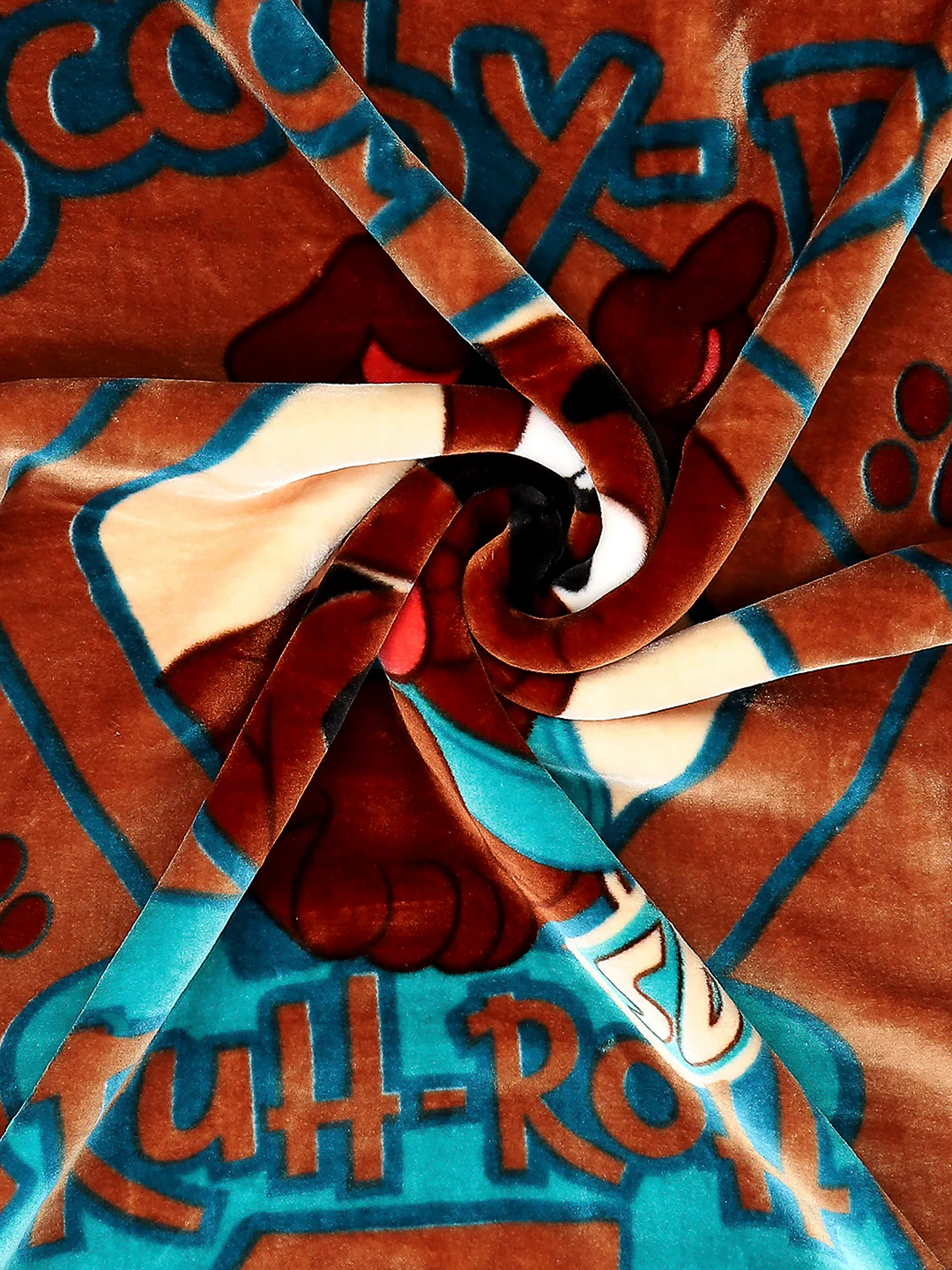 Scooby Doo Printed Soft Plush Cartoon Network Brown Baby Blanket - Image 6