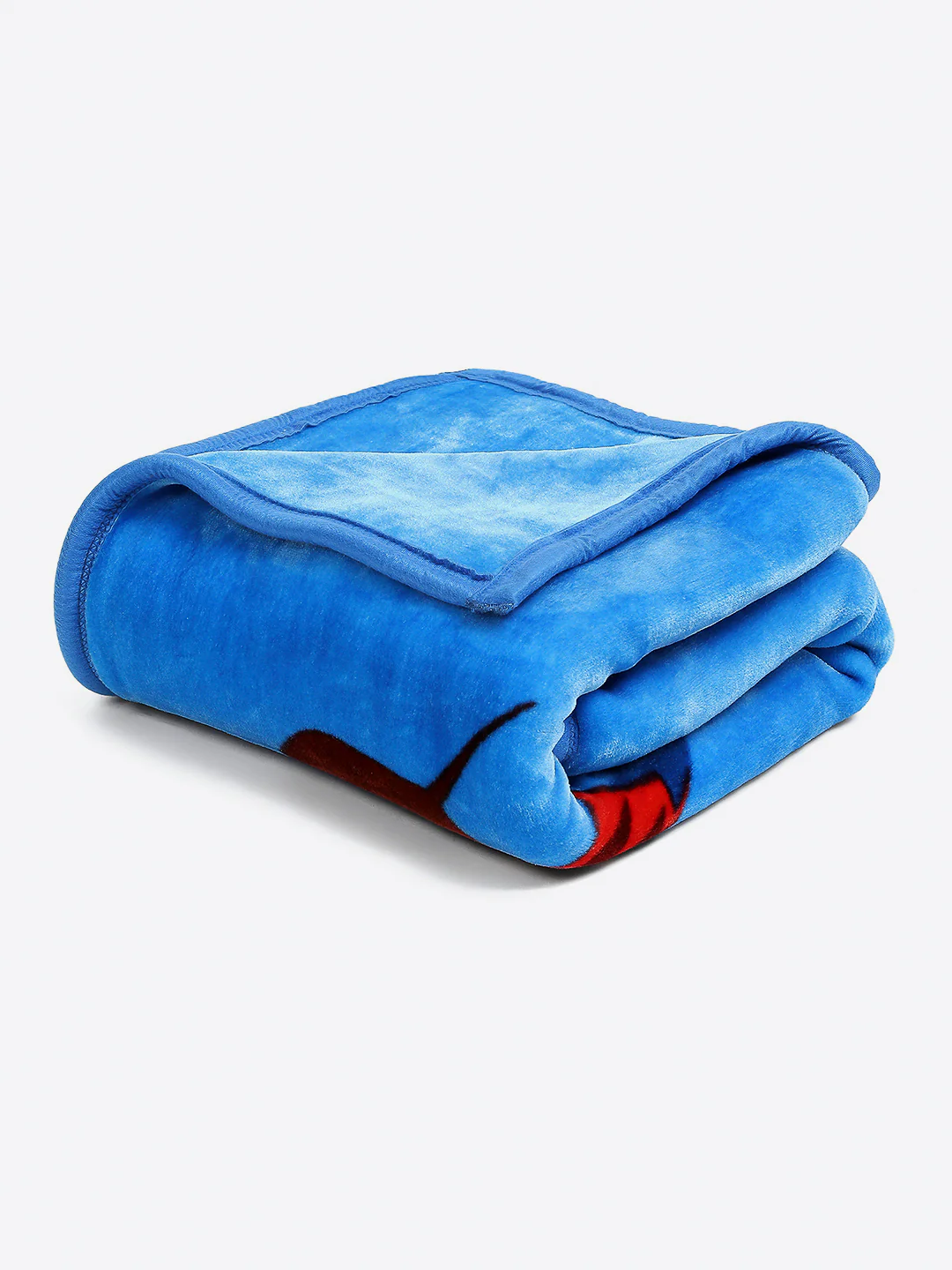 Superman Printed Ultra-Soft Cartoon Network Blue Baby Blanket - Image 3