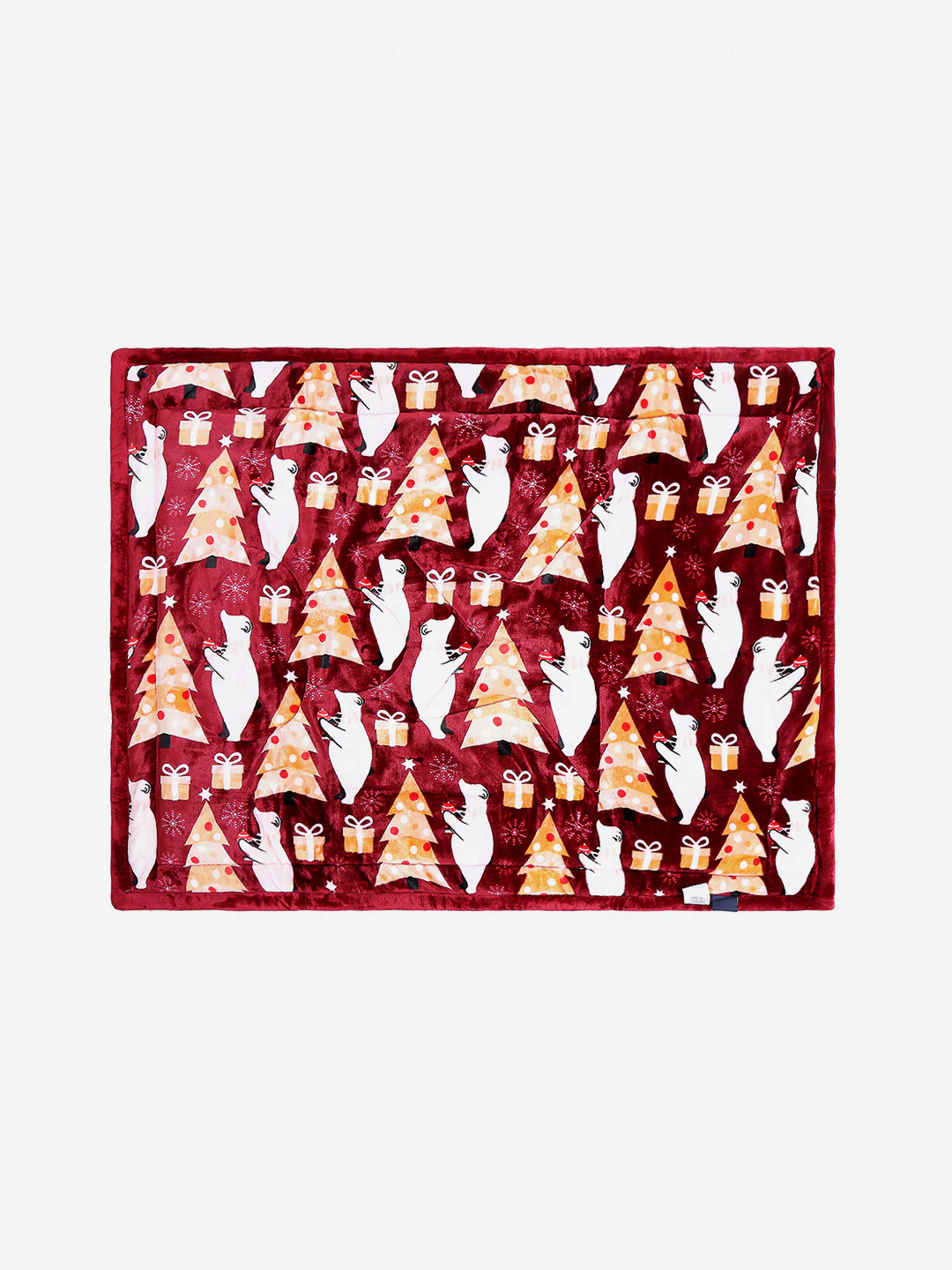 Printed Baby Blanket 3 Ply, 1609 GSM 5Pcs Set (1 Baby Comforter, 1 Bedsheet, 1 Neck Pillow & 2 Bolster) - Image 4