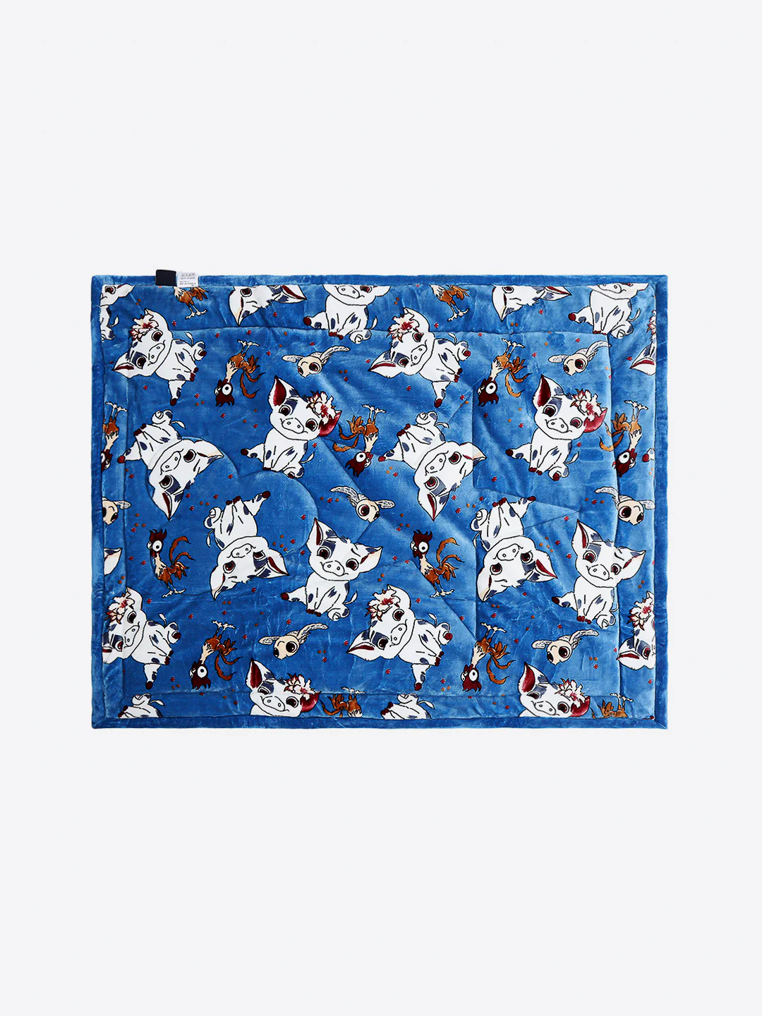 Moana Print Plush Soft Disney Blue Baby Blanket Set with Matching Comforter, Bedsheet, Neck Pillow, and Bolsters - Image 4