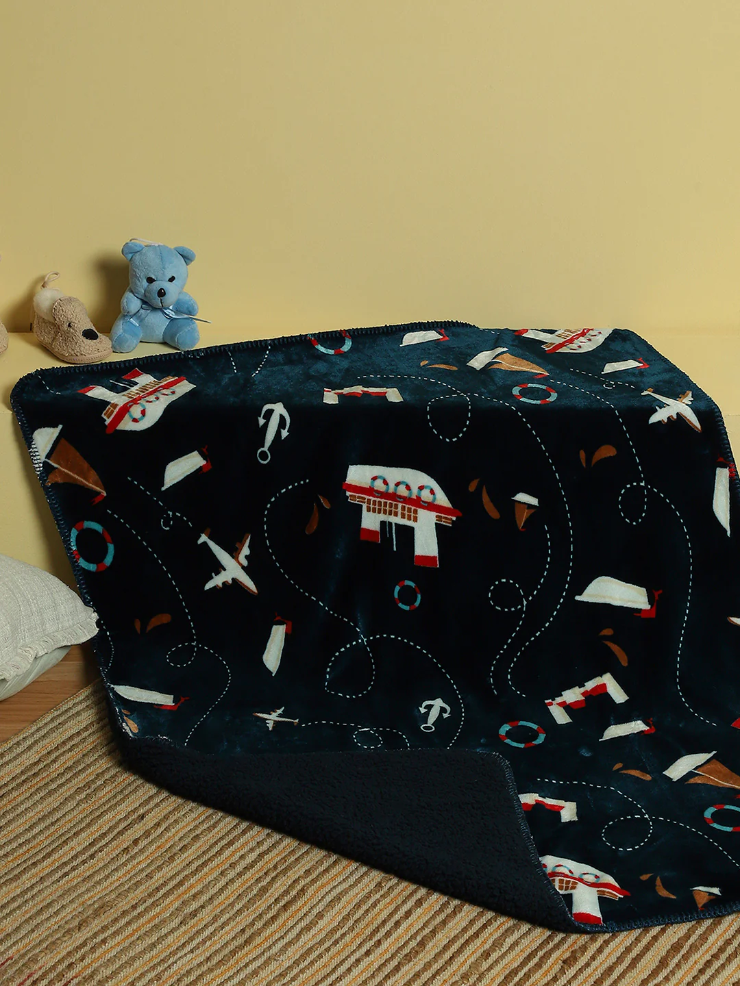 Printed Baby Blanket for Mild Winter -2 Ply - Image 2