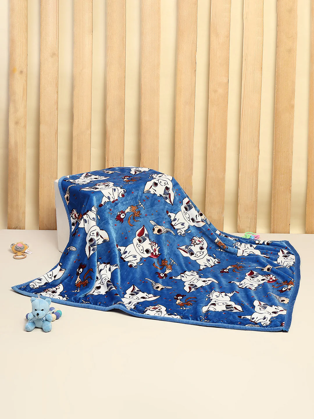 Printed Baby Blanket For Winter 1 Ply, 600 GSM, Weight 1.5 kg (Jackjill) - Image 2