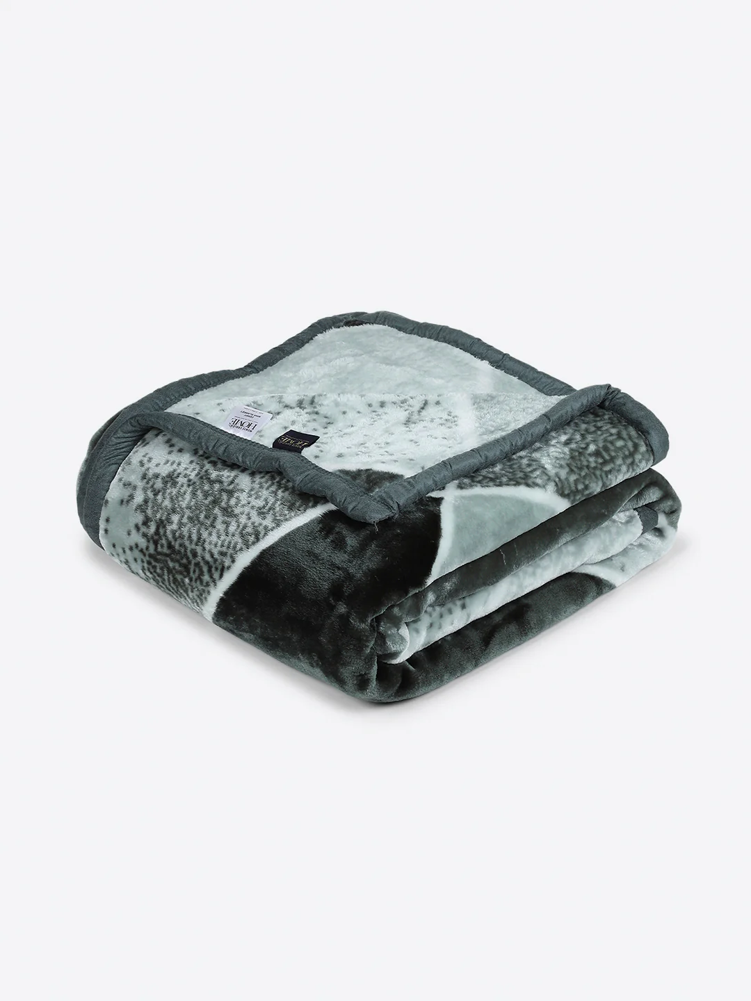 Printed Double Bed 1 Ply, 606 GSM Blanket for Mild Winter - (Denny PVC) - Image 5