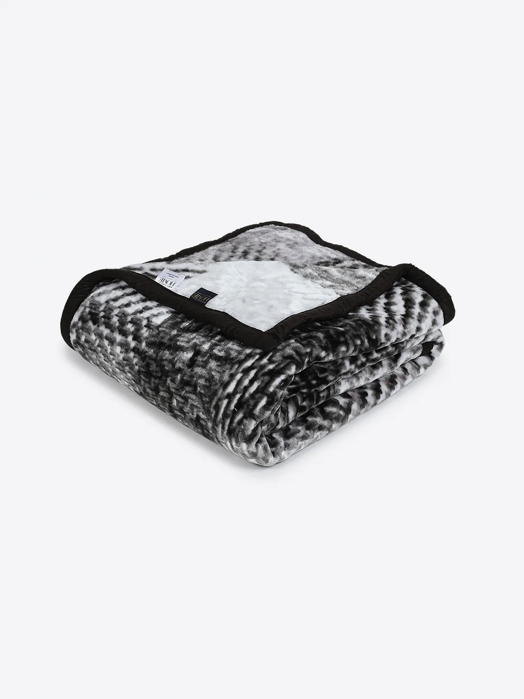 Printed Double Bed 1 Ply, 606 GSM Blanket for Mild Winter - (Denny PVC) - Image 5