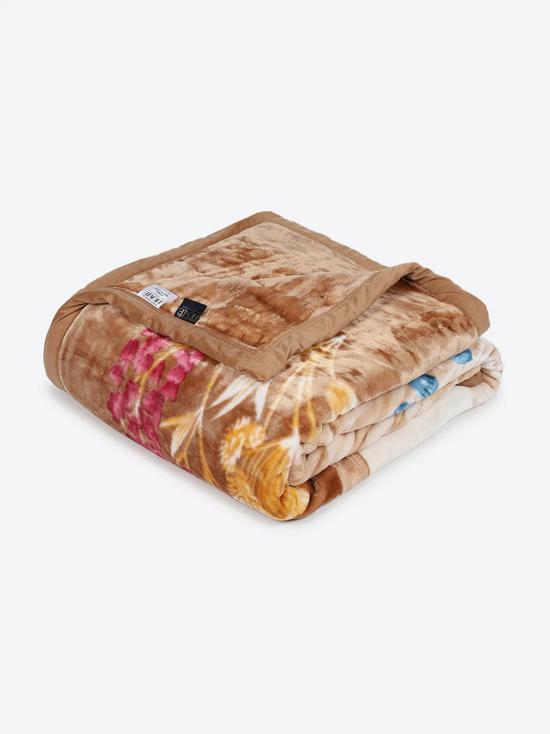 Printed Double Bed 1 Ply, 549 GSM Blanket for Mild Winter - (Roman Box) - Image 5