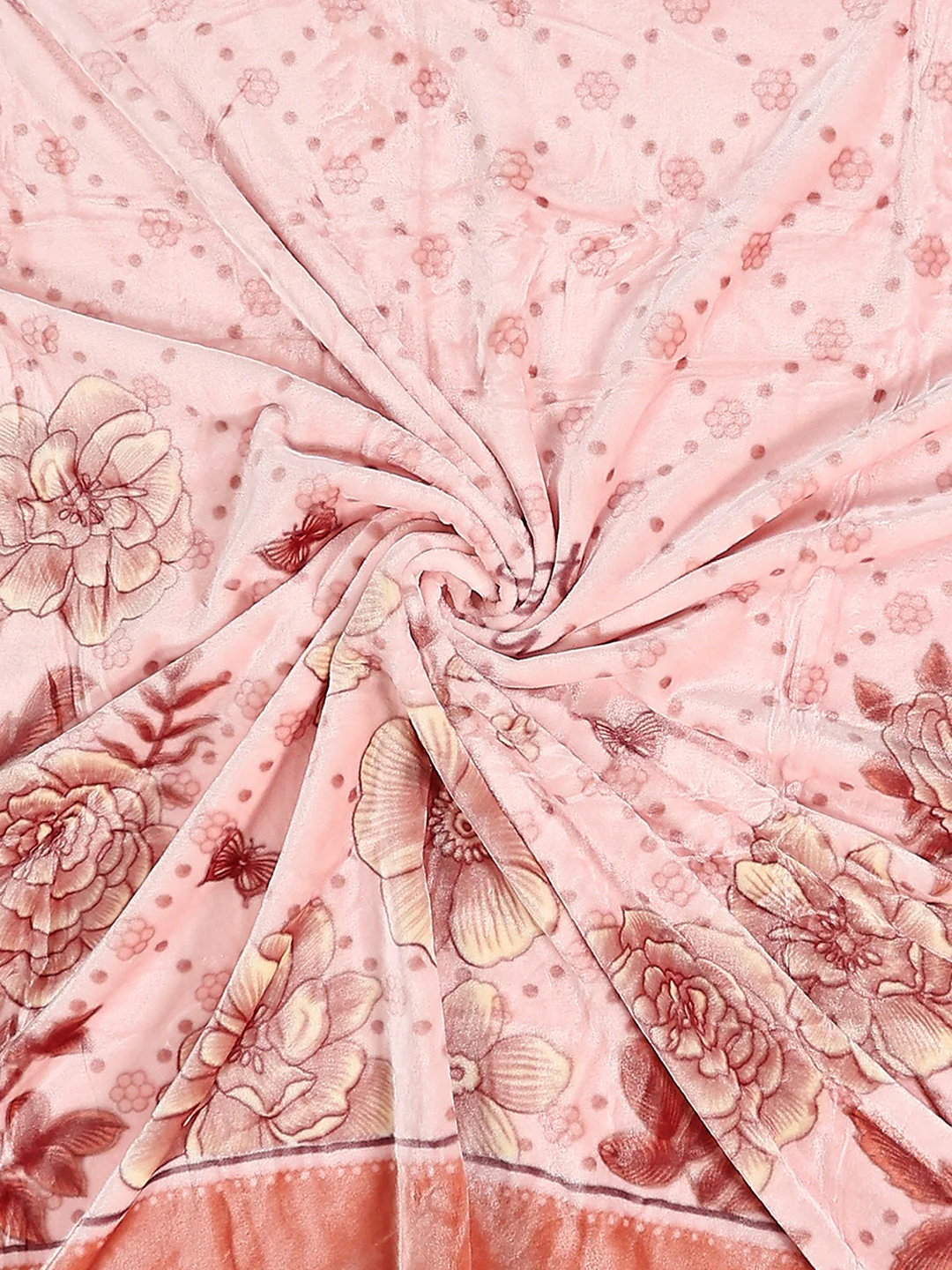 Printed Double Bed 1 Ply, 530 GSM Super Soft Blanket for Mild Winter - (Roman Plus) - Image 7