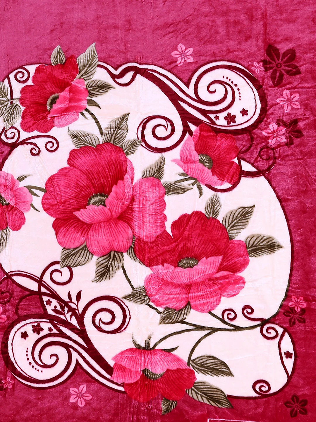 Printed Double Bed 1 Ply, 530 GSM Super Soft Blanket for Mild Winter - (Roman Plus) - Image 6