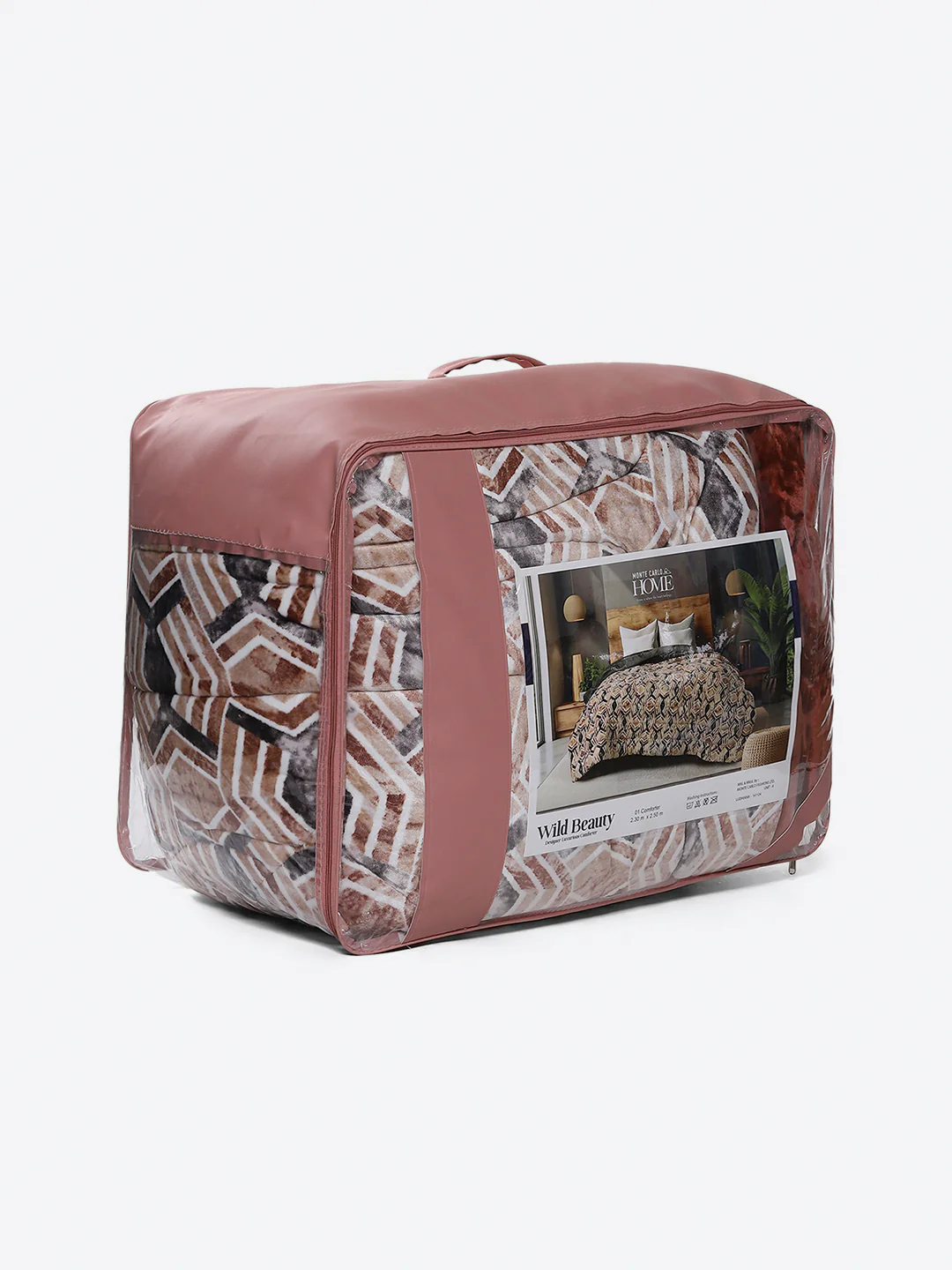 Printed Double Bed 1009 GSM Comforter for Winter - (Wild Beauty) - Image 8