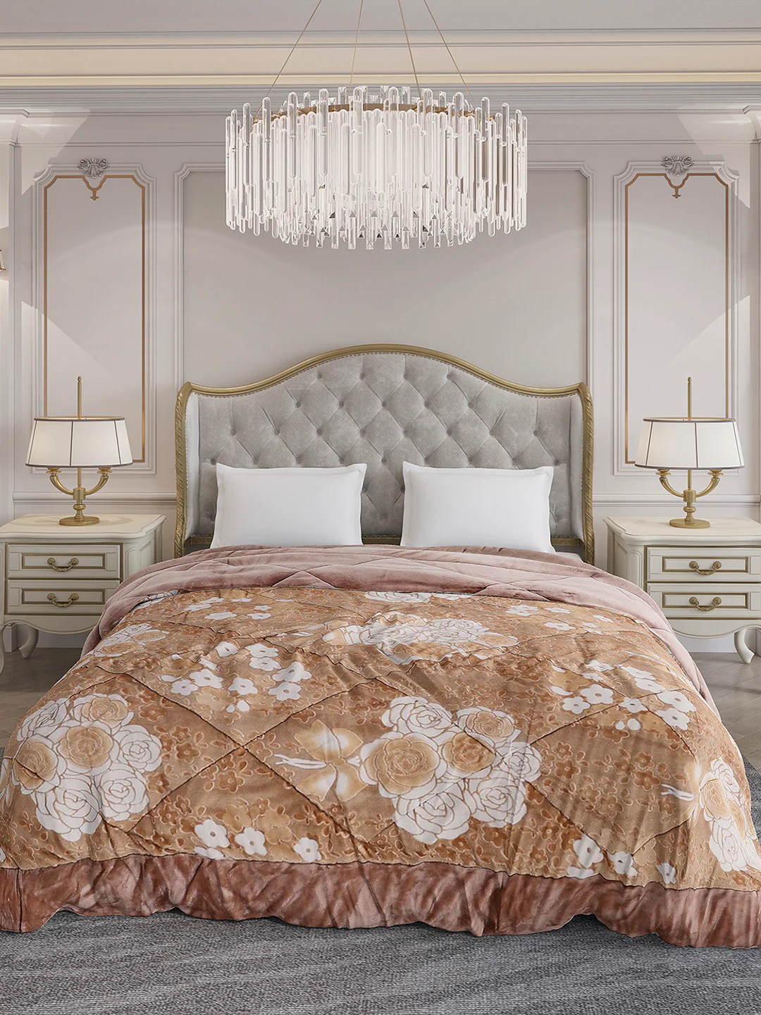 Printed Double Bed 1026 GSM Comforter for Winter - (Alia) - Image 2