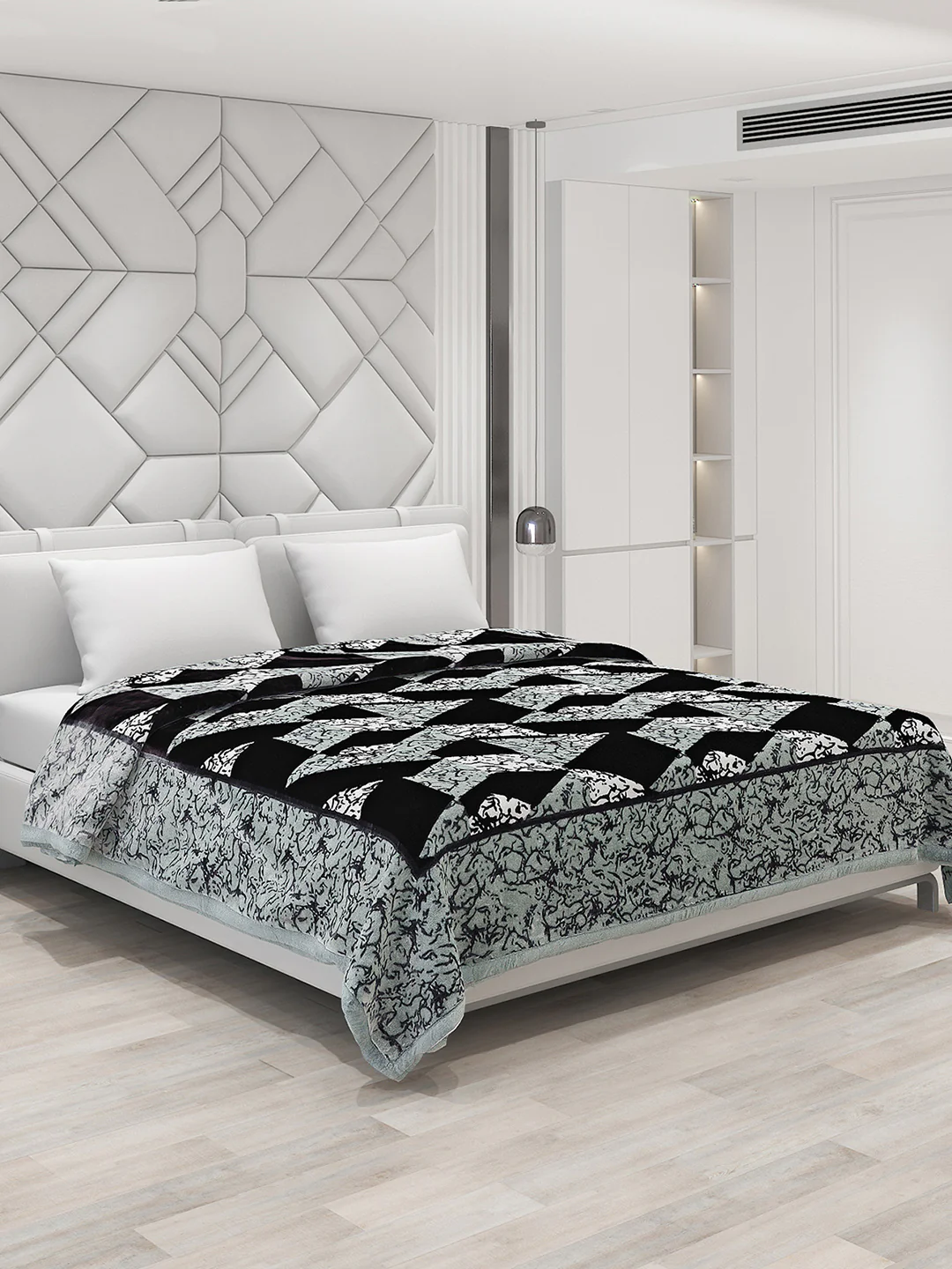Printed Double Bed 1041 GSM Blanket Apricot 2 Ply (Weight 5.5 kg) - Image 4