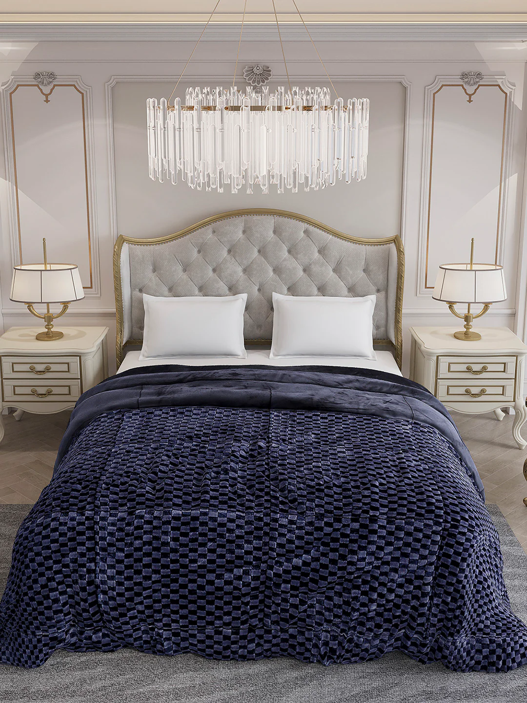 Printed Double Bed 1061 GSM Comforter for Winter - (Peterburg) - Image 3