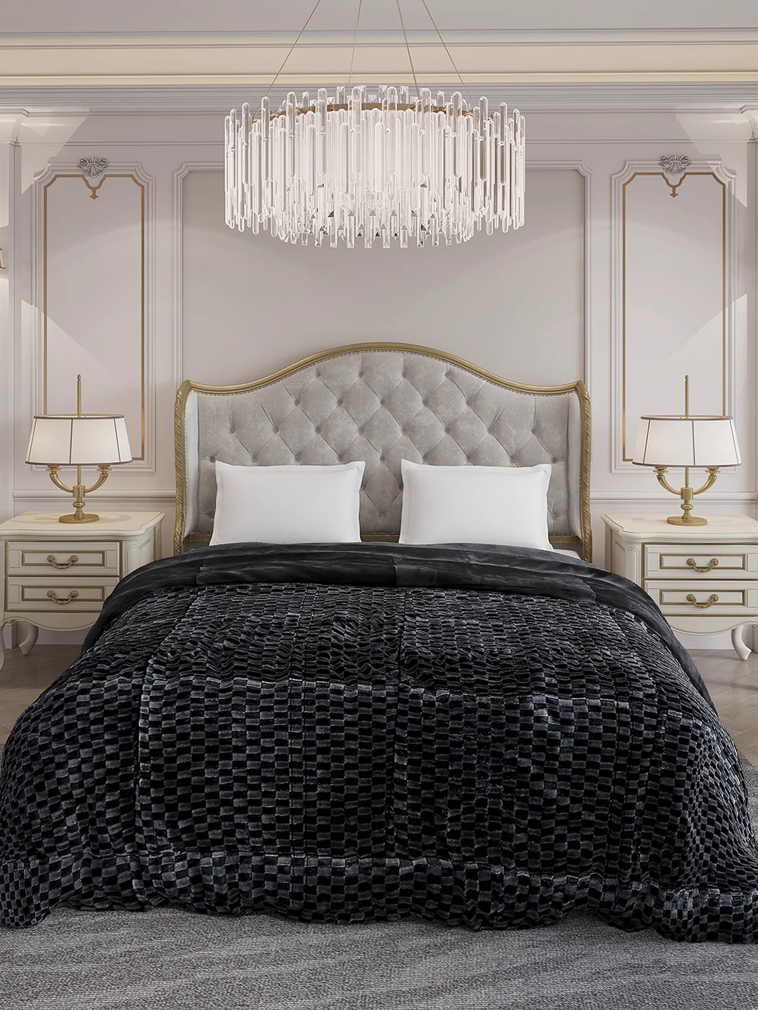 Printed Double Bed 1061 GSM Comforter for Winter - (Peterburg) - Image 2