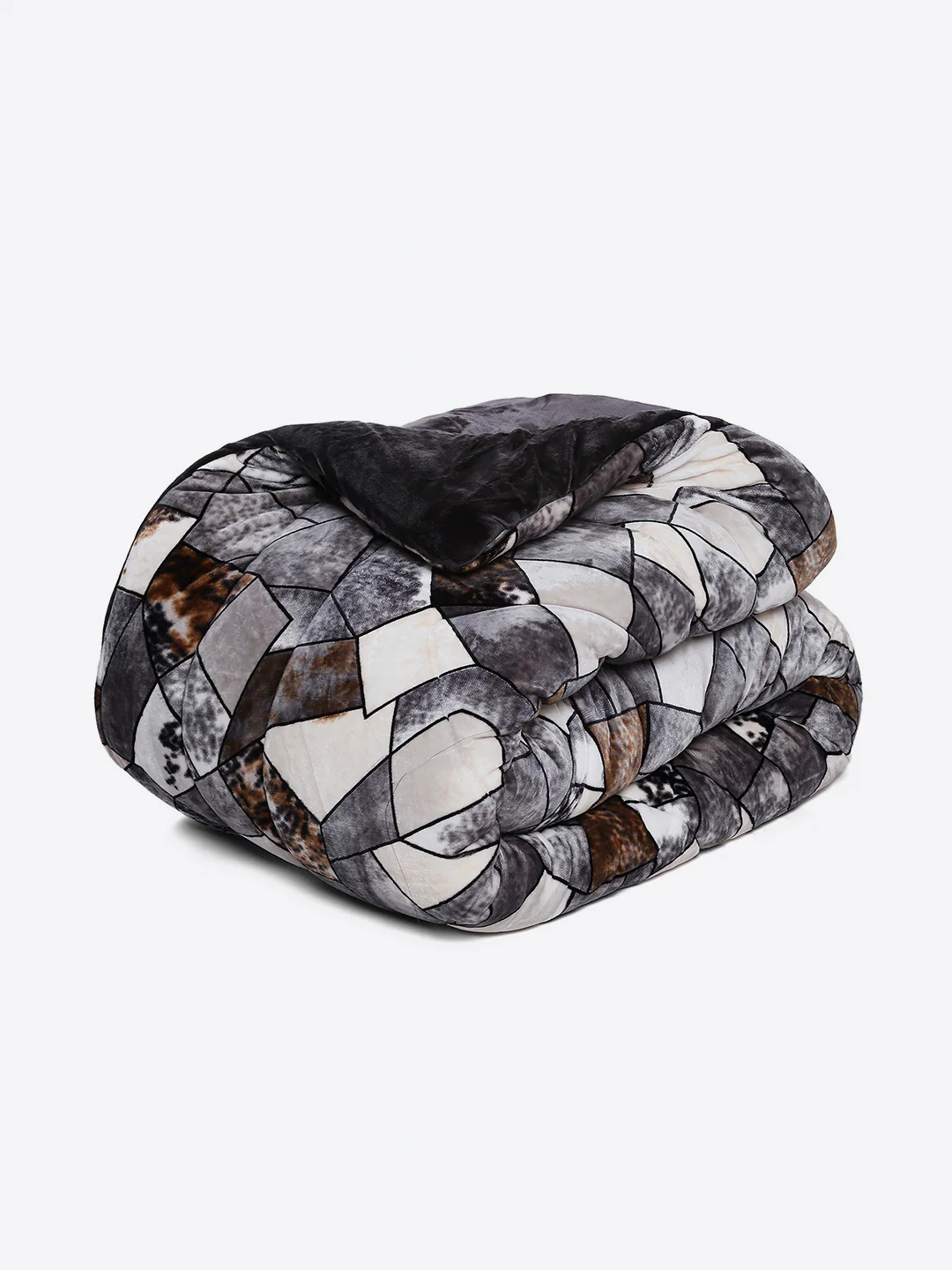 Printed Double Bed 1061 GSM Comforter for Winter - (Wisdom Gold) - Image 7