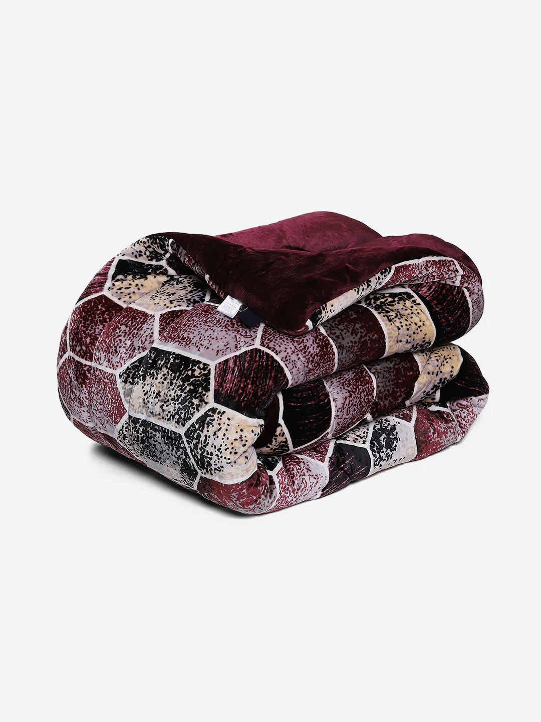 Printed Double Bed 1061 GSM Comforter for Winter - (Wisdom Gold) - Image 7