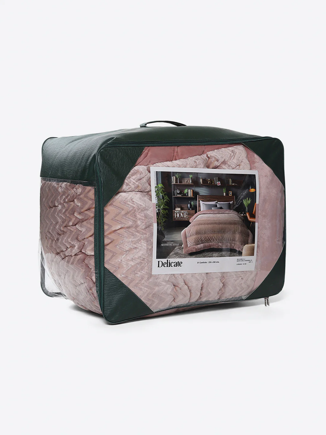 Printed Double Bed 1078 GSM Comforter for Winter - (Delicate) - Image 8