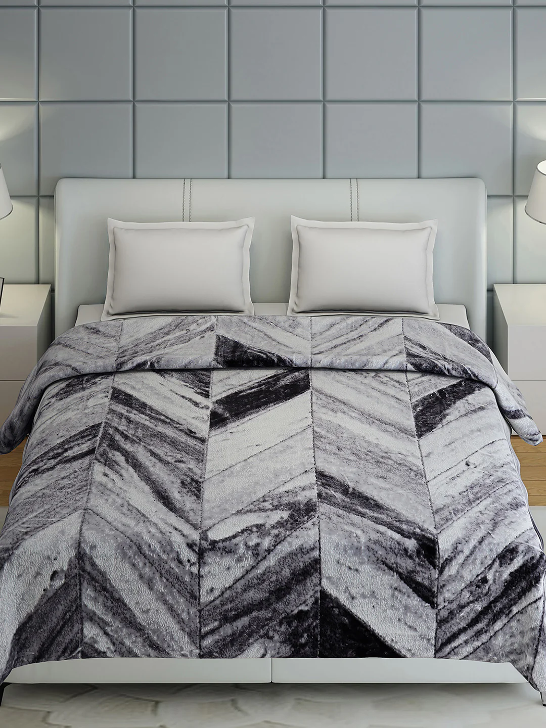 Printed Double Bed 1155 GSM Blanket Edenberg 2 Ply (Weight 6.1 kg) - Image 3
