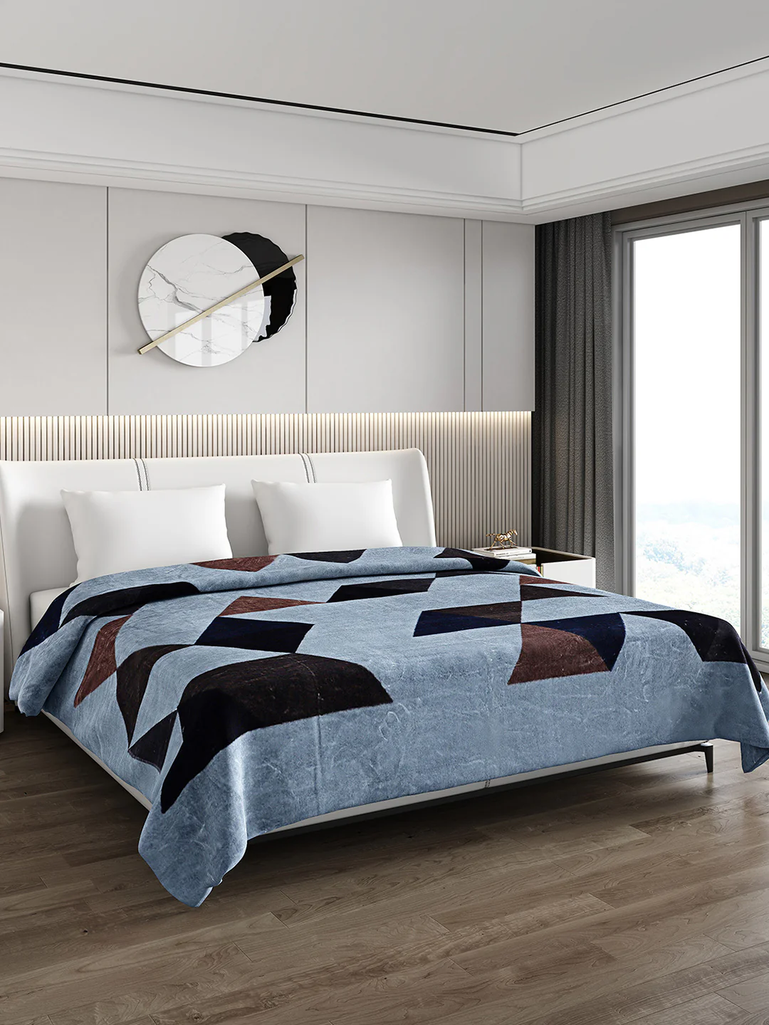 Printed Double Bed 1174 GSM Blanket Firdous 2 Ply (Weight 6.2 kg) - Image 4